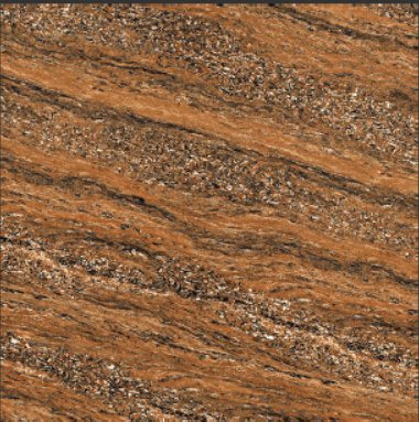 Ciza Dark Brown DC Series Glossy PGVT Vitrified Floor Tiles