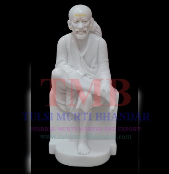 Modern Marble Sai Baba Statue, For Fine Art, Size : Customise