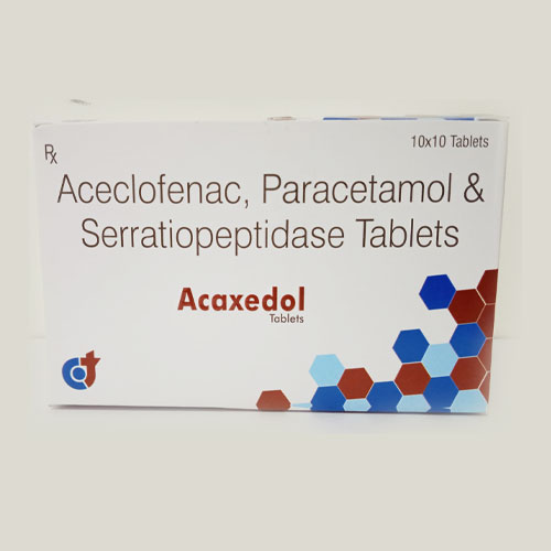 Aceclofenac 100mg + Paracetamol 325mg + Serratipeptidase 15mg Tablets