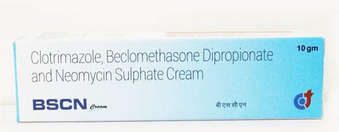 BSCN CREAM 10GM, for SKIN INFECTIONS, Medicine Type : Allopathic
