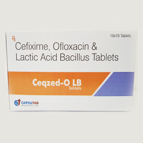 Cefixime + Ofloxacin + Lactic Acid Bacillus Tablets