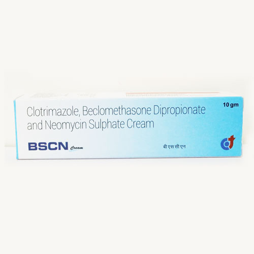 Clotrimazole,Beclomethasone and Neomycin Sulphate Cream, for Fungal Infection Problems, Packaging Type : Tube