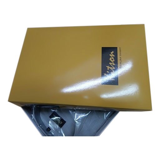 Rectangle Cardboard Printed Shirt Box, for Apparel