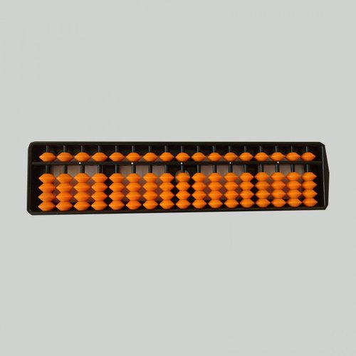 Plastic Student Abacus, Color : Orange Black
