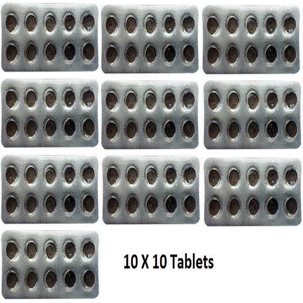 GanjhuVir Ayurvedic Antiviral Tablets (Pack Of 10 Strips)