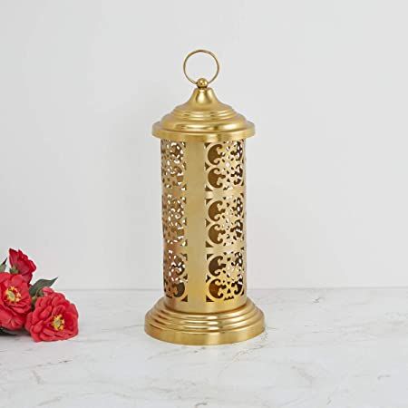 Carved Metal Lantern