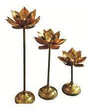 Lotus Flower Candle Stand, for Decoration
