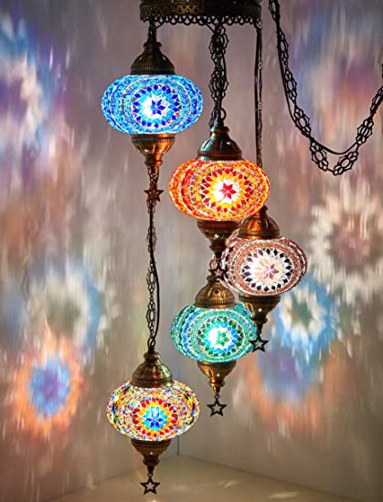 Metal Mosaic Pendant Lamps