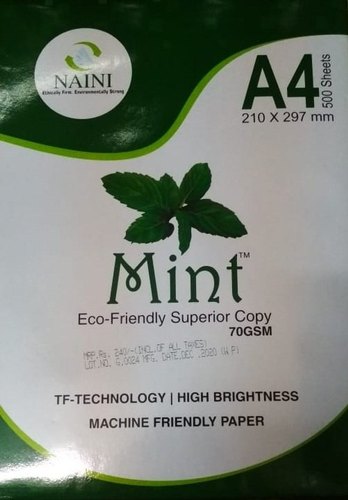 Mint A4 Copier Paper, Size : 210*297