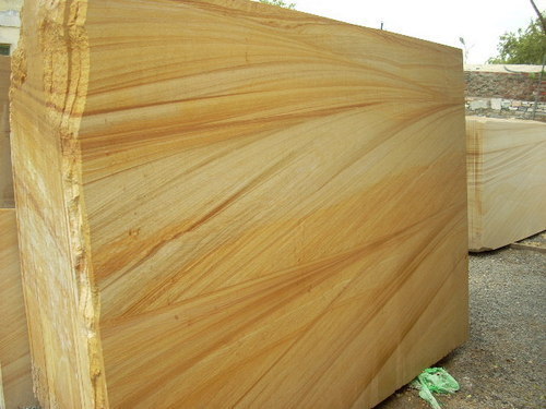 Polished Teakwood Sandstone, Color : Light Brown