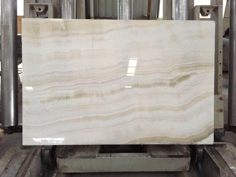 White Onyx Marble Slab