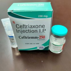 Ceftriemm-250 ceftriaxone injection, Packaging Type : Box
