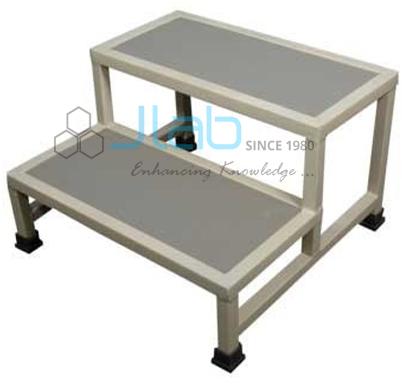 Double Step Foot Stool, Size : 51L x 30W x 23/45H cms.