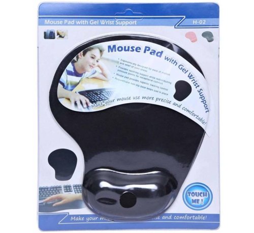 Viboton Rubber Gel Mouse Pad, Color : Black