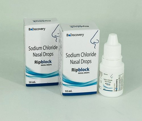 Ripblock Sodium Chloride Nasal Drops, Packaging Size : 10 ml