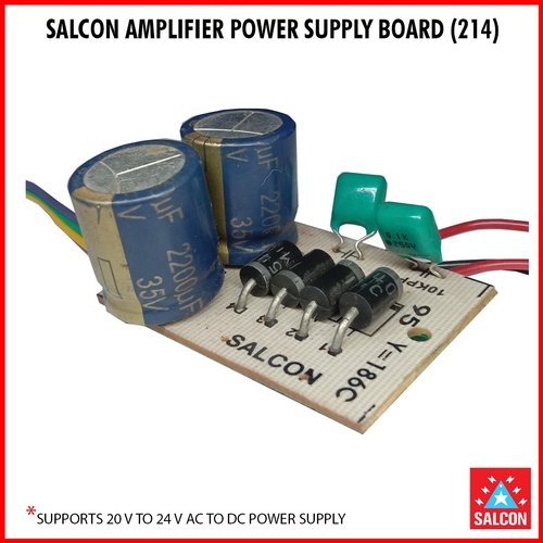 Salcon Power Supply Board, Voltage : 20 V - 24 V