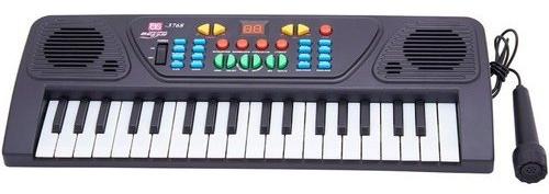Plastic Casio Musical Keyboard, Color : Black White