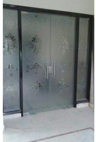 Glass Etching Coloured Design at Rs 450/square feet
