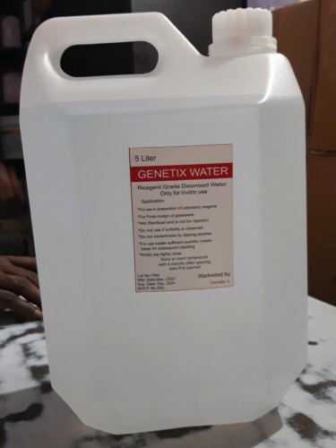 Genetix distilled water, Packaging Type : Can
