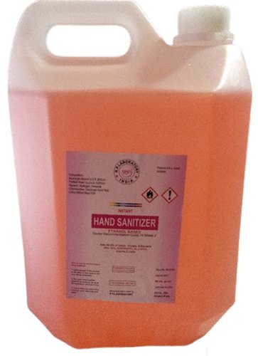 Instant hand sanitizer, Packaging Size : 5 Liter