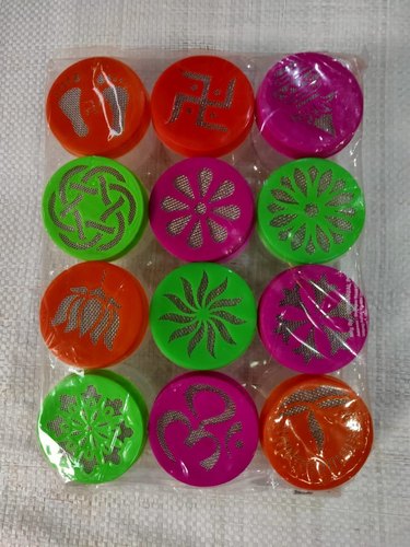 Plastic Rangoli Stampings