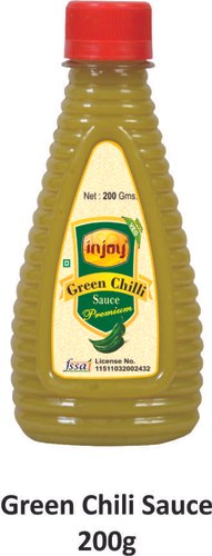 INJOY Green Chilly Sauce, Packaging Type : Pet bottle