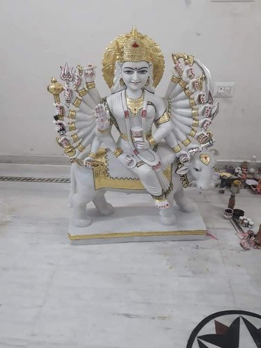 Durga Devi Marble Statue