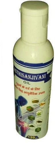 Asthi Sanjivani Pain Relief Oil, Packaging Size : 60 ml