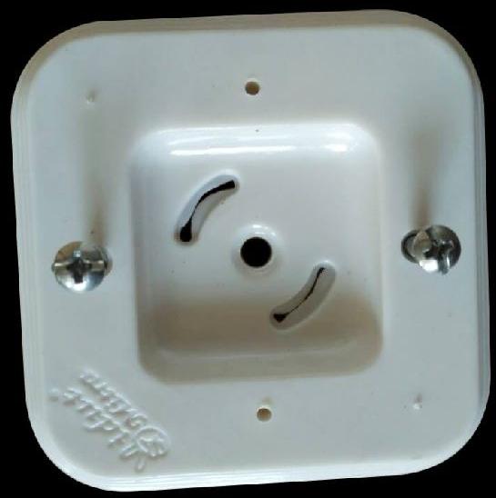 Pvc Square Electrical Box, Color : White
