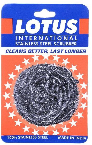Silver Stainless Steel Scrubber