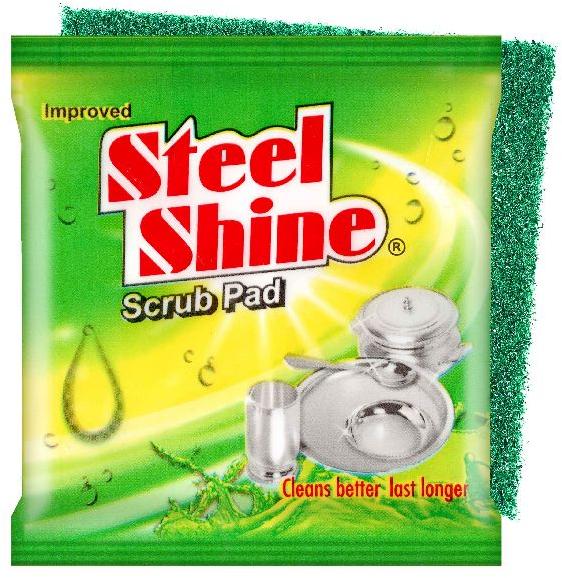 Steel Shine Nylon Scrub Pad