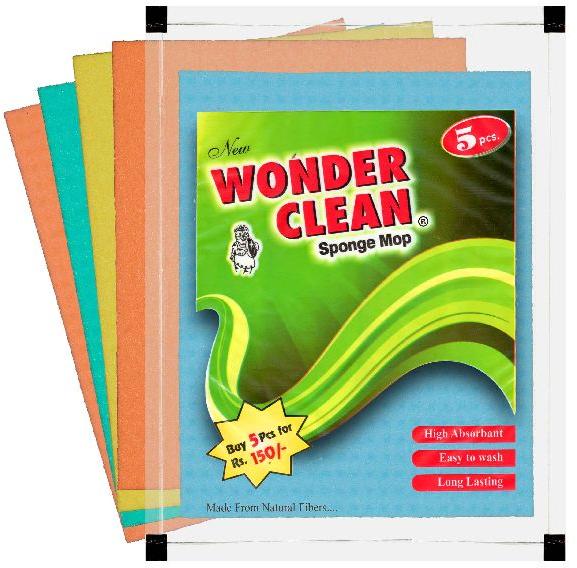 75gm Plain Foam Wonder Clean Sponge Wipes, for Surface Cleaning, Utensils Cleaning