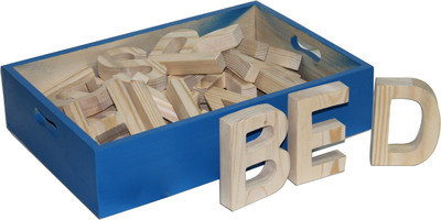 Wooden Alphabet Blocks, Shape : Square