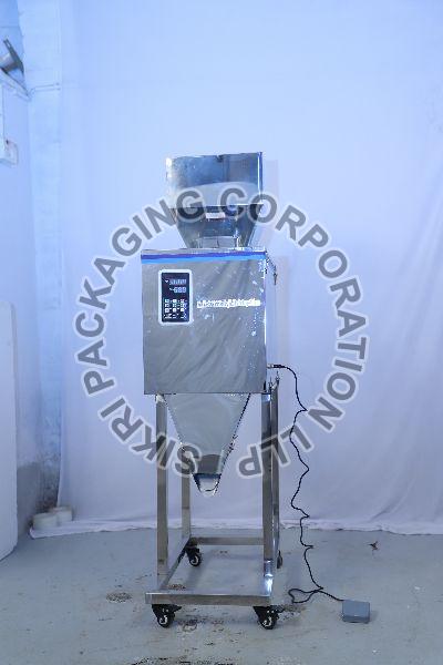Semi Automatic 5000g Weigh Filling Machine, for Industrial, Voltage : 220V