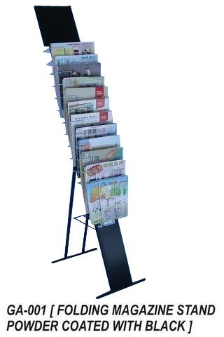Stainless Steel Magazine Display Stand