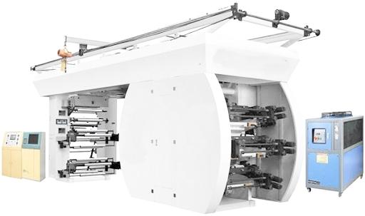 10-15kw Automatic 220V Central Impression Flexographic Printing Machine