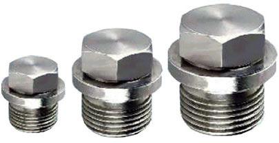  MS Polished Hexagonal Stop Plug