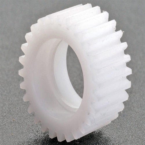 Round UHMWPE Plastic Gear, Color : White