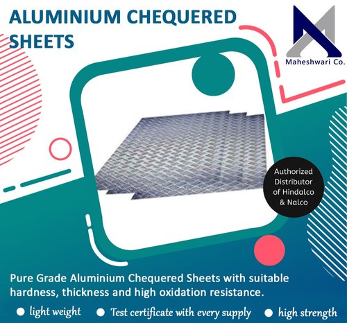 Hindalco Rectangular Aluminum Chequered Plates