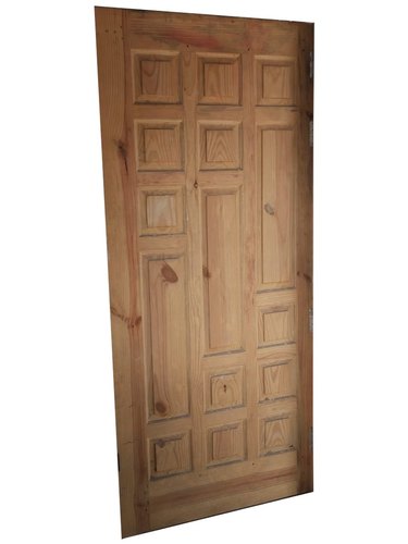 Polished Carved Plywood Wooden Door, Open Style : Swing