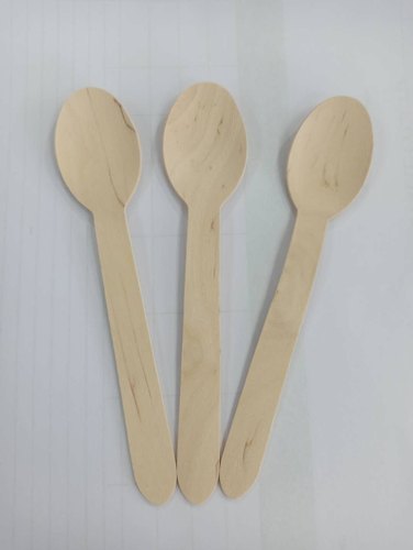 DISPOSABLE WODDEN SPOON, Packaging Size : (100x100) = 10000pc