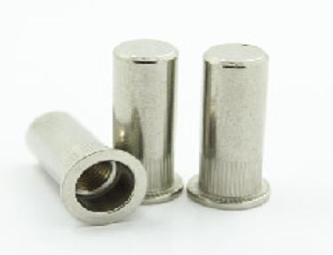 Flat Head Round Body Plain Close End Blind Rivet Nuts