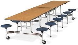 Polished Cafeteria Table, for Canteens, Hotel, Industrial, Feature : Crack Proof, Easy To Assemble