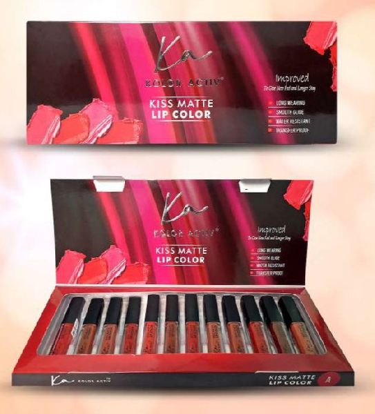 Kolor Activ Kiss Matte Lip Color, Feature : Anti Bacterial, Glossy Look, Softness