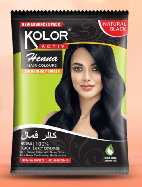 Natural Black 5 Minute Shampoo Hair Colour  20ml X 5