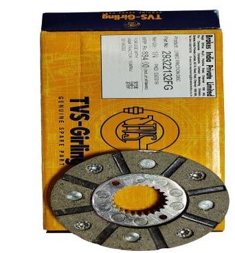 TVS Mild steel Tractors Brake Disk, Packaging Type : Box