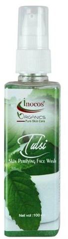 Inocos Herbal Tulsi Face Wash, Packaging Size : 100g
