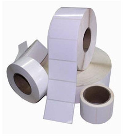 Paper Self Adhesive Barcode, Color : White