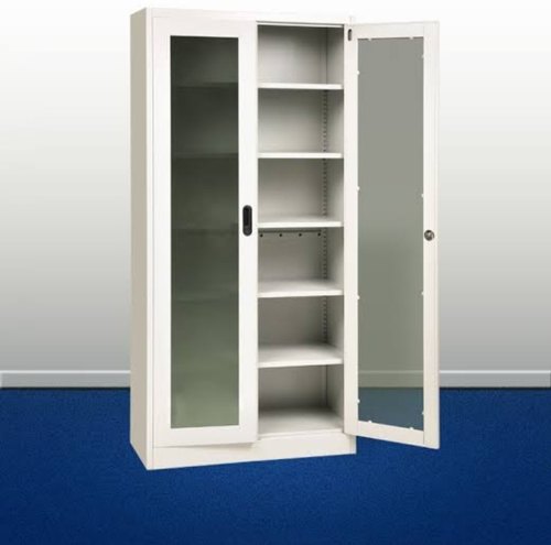 Steel Coated Mac White Book Cabinet, Style : Modern