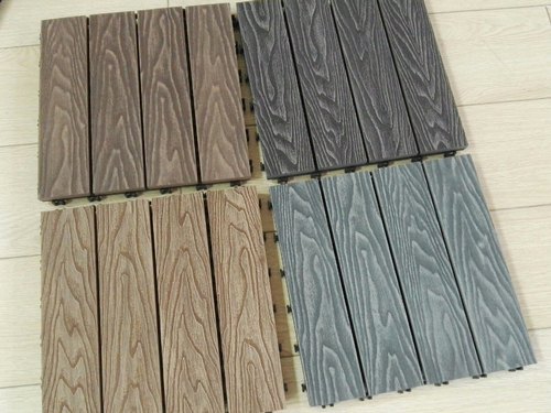 Creosote Wood Decking Tiles